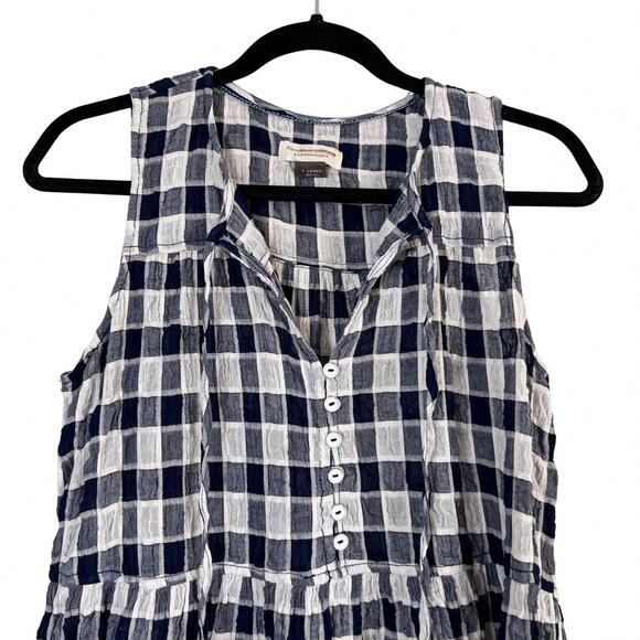 Anthropologie Pilcro Neve Tiered Blouse XS White Cotton Romantic Cottagecore - Picture 5 of 9